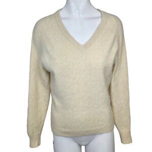 Angora Womens Vintage Angora Wool Long Sleeve  Top Size 34 XS S